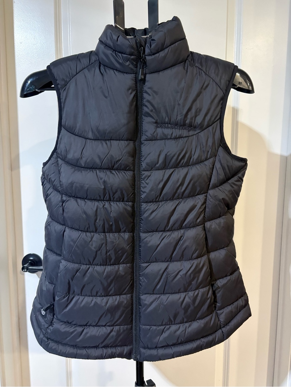 Stormtech Dell Technologies Black Quilted Puffer Vest Women’s Small S/P Corporat